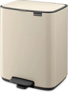 Bézs acél pedálos szemetes 12 l Bo – Brabantia