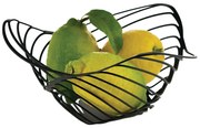 Design gyümölcstároló Trinity 12 B, fekete, átm. 26 cm - Alessi