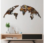 Fali dekoráció 2 db 150x59 cm bolygó fém