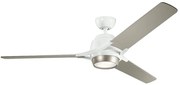 Kichler KLF-ZEUS-60-WHT-LED Dimmelhető mennyezeti ventilátor ZEUS LED/10W/230V + távirányító