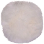 Circle fehér bárányszőrme, ⌀ 35 cm - House Nordic