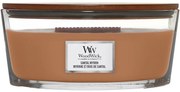 WoodWick Illatosító gyertya hajó Santal Myrrh, 453g