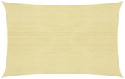 bézs HDPE napvitorla 160 g/m² 2,5 x 4 m