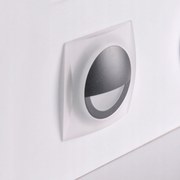 Lépcsőlámpa Q5 IP44 Grafit 230V Süllyesztett