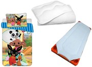 Bing Dream Friends gyerek, ovis ágyneműhuzat, derékalj és paplan/párna szett 100x135 cm 40x60 cm