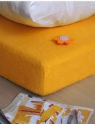 Frottír lepedő narancssárga TiaHome - 200x200cm