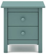 Petróleumkék borovi fenyő gyerek éjjeliszekrény Max – Marckeric