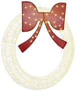 Koszorú 150 LED-del Meleg fehér 120 cm Akril