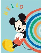 Disney Mickey Hello polár takaró 100x140cm