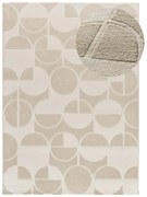Krémszínű-elefántcsont színű szőnyeg 160x230 cm Flora – Universal