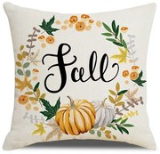 Párnahuzat FALL 45x45 cm, krémszínű