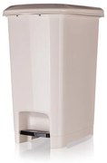Banquet STEP pedálos szemeteskosár 25 l, krémszínű, 25 l
