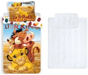 Disney Az Oroszlánkirály Pride Lands Trio gyerek, ovis ágyneműhuzat és paplan/párna szett 100x135 cm 40x60 cm