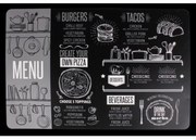 Tacos tányéralátét