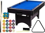 GamesPlanet® Biliárdasztal TRENDLINE sötét 6ft + tartozékok