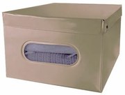 Összecsukható tárolódoboz Compactor 50 x 40 x 25 cm, bézs