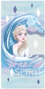 Disney Jégvarázs Ice Horse fürdőlepedő, strand törölköző 70x137 cm (Fast Dry)