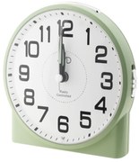 Rádió vezérlésű analóg ébresztőóra JVD RB22.2 zöld