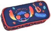 Disney Lilo és Stitch, A csillagkutya Chillin&#039; 2 rekeszes tolltartó 23,5 cm