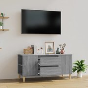 szürke sonoma színű szerelt fa TV-szekrény 102x44,5x50 cm