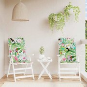 2 db többszínű oxford szövet magas háttámlájú székpárna