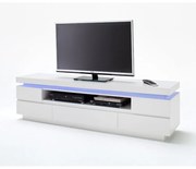 OCEAN Fehér TV Szekrény 175cm LED világítással