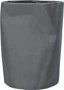 Váza hajlított fekete 20 cm Ćmielów