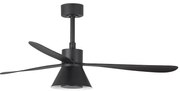 FARO 33761WT-23-LED Dimmelhető ventilátor AMELIA L CONE LED/20W/230V fekete átm. 132 cm WT +DO