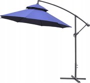 Aga Kerti napernyő konzolos Exclusiv Cube 250 cm Sötétkék