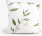 Goldea krepp párnahuzat - jázmin virágmintás 40 x 40 cm