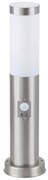Rabalux 8267 - Kültéri lámpa érzékelővel INOX TORCH 1xE27/25W/230V IP44