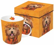 Dudley kutyás karácsonyi porcelán bögre díszdobozban