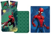 Pókember gyerek, ovis ágyneműhuzat és polár takaró szett (Emerald)