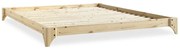 Borovi fenyő franciaágy ágyráccsal 180x200 cm Elan – Karup Design