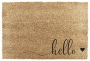 Kókuszrost lábtörlő 40x60 cm Hello Scribble – Artsy Doormats