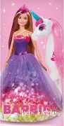 Barbie Born to Dream fürdőlepedő, strand törölköző 70x140cm