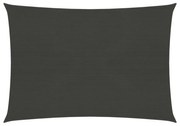 antracitszürke HDPE napvitorla 160 g/m² 2,5 x 3 m