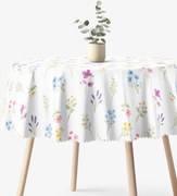 Goldea kör alakú teflonos terítő - virágoskert Ø 100 cm