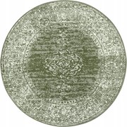 Kerek szőnyeg 160cm hagyományos, klasszikus minta a nappaliba puha sörtékkel