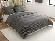 Krepp ágynemű ARLENA BLEND fekete Ágyneműhuzat mérete: 70 x 90 cm | 140 x 200 cm