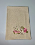 Hímzett terítő Kávébarna 85x85 cm TiaHome