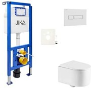 Falra szerelhető WC készlet világos falakhoz / fal előtti SAT SIKOJSREX72