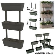 ARTPLAST Cserepek készlete öntözőrendszerrel