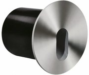 Strühm Rafi kör alakú, natúr fehér, matt króm beltéri LED-es lépcső világítás