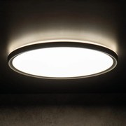 Kanlux 31505 - LED Fürdőszobai mennyezeti lámpa AZPO LED/22W/230V átm. 42 cm IP54 fekete