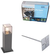 Kültéri lámpa 30 cm antracittal, földtüskével és kábelhüvelygel - Denmark