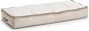 Tároló doboz az ágy alá Stripes, non-woven, bézs