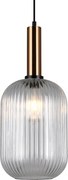 Italux glamour modern függeszték antiola sárgaréz átlátszó itxpnd55881lbrocl
