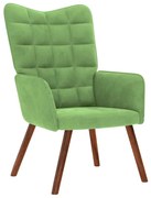 világoszöld bársony pihenőszék