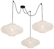 Okos függőlámpa fehér 50cm 3-lámpás Wifi G95-tel - Plu